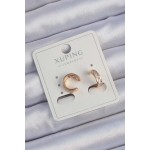 Xuping Rose Renk Zirkon Taş Kaplama Earcuff Küpe