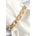 316L Çelik Gold Renk Unisex Bileklik